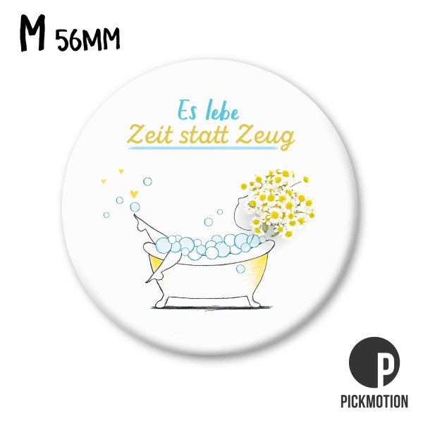 Magnet M es lebe zeit statt zeug