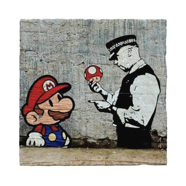 Fliese Banksy - Mario