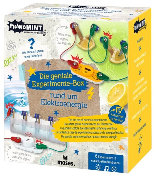 PhänoMINT Die geniale Box der Experimente rund um Elektroenergie