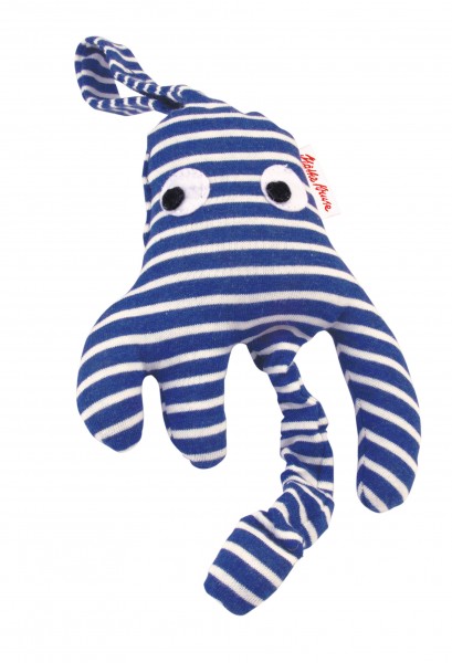 Octopussi Kindersitzanhänger blau/weiß