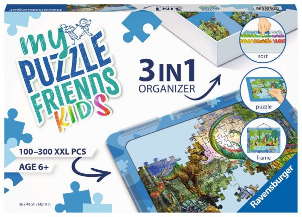 Puzzle Friends kids 3in1 Organizer Blau