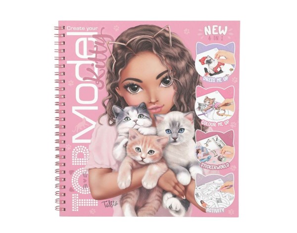 Create your TOPModel Kitty Malbuch