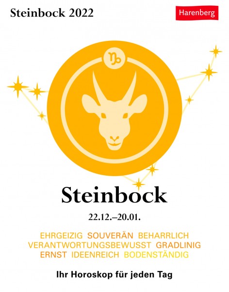 Steinbock Sternzeichenkalender 2022