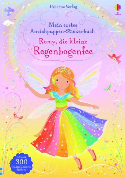 Fiona Watt: Mein erstes Anziehpuppen-Stickerbuch - Romy, die kleine Regenbogenfee