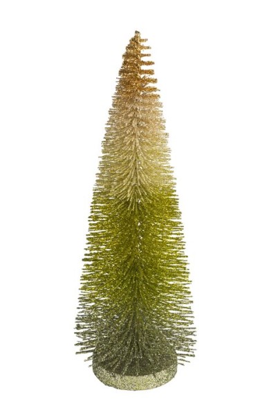 Tannenbaum mit Glitzer, H30,5cm, grün