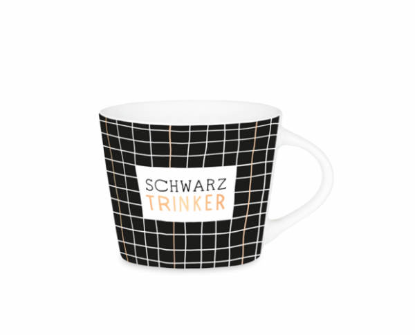 Espresso-Tasse Schreibkram Manufaktur - Schwarz Trinker