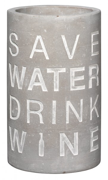 DINING WEINKÜHLER "SAVE WATER DRINK WINE"