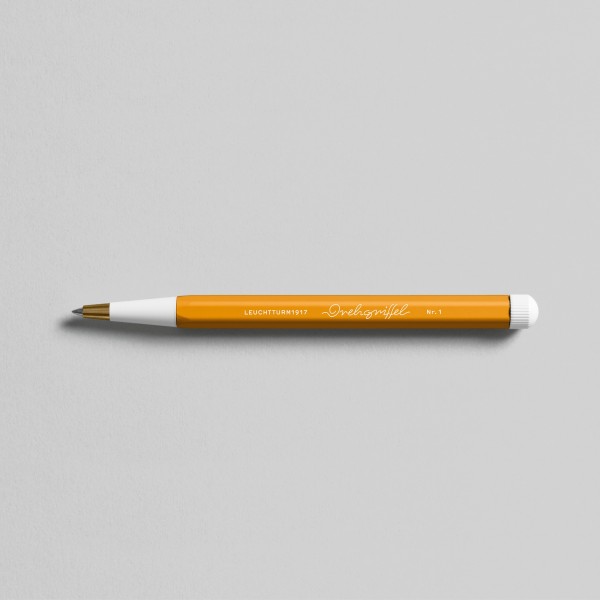 Drehgriffel Nr. 1, Rising Sun - Gelstift mit schwarzer Tinte