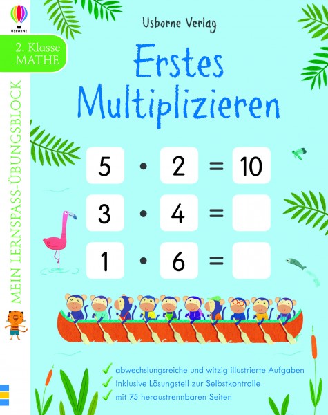 Mein Lernspaß-Übungsblock: Erstes Multiplizieren (2. Klasse)