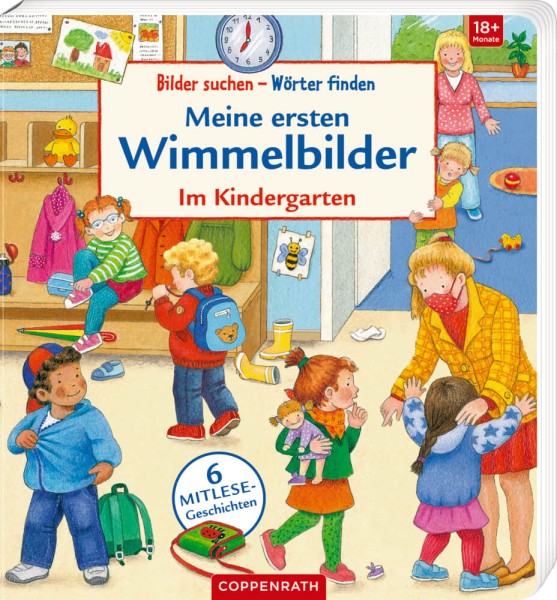 Bilder s.-Wörter f.: Meine 1. Wimmelbilder - Im Kindergarten