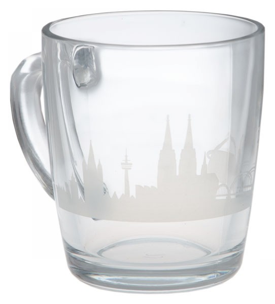 Glastasse Skyline Köln