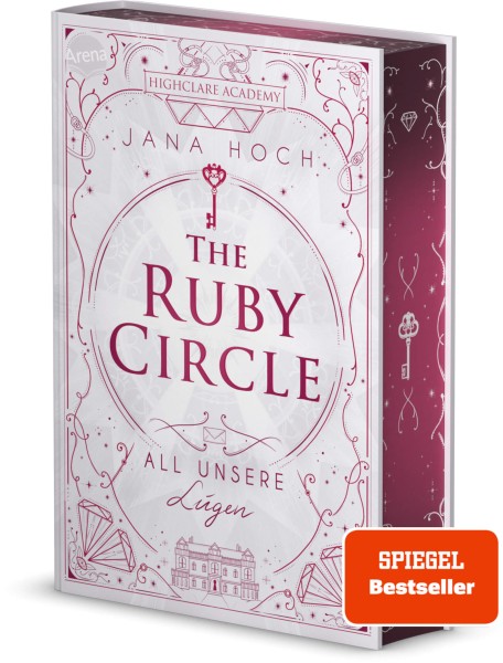 Jana Hoch: The Ruby Circle - All unsere Lügen (mit Farbschnitt)
