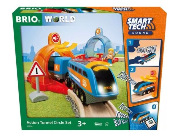 BRIO World Smart Tech Action Tunnel Circle Set