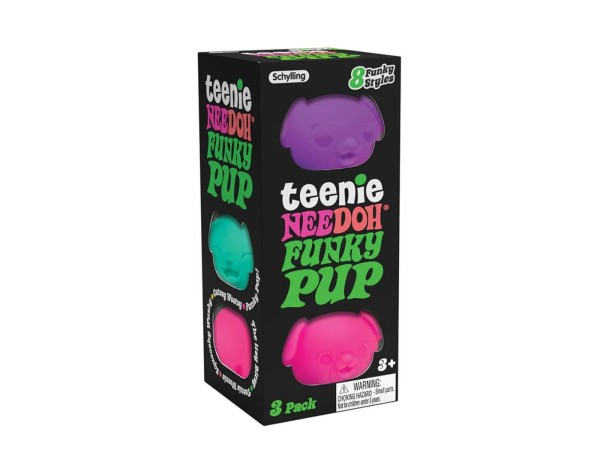 Teenie NeeDoh Funky Pups - 3er Set