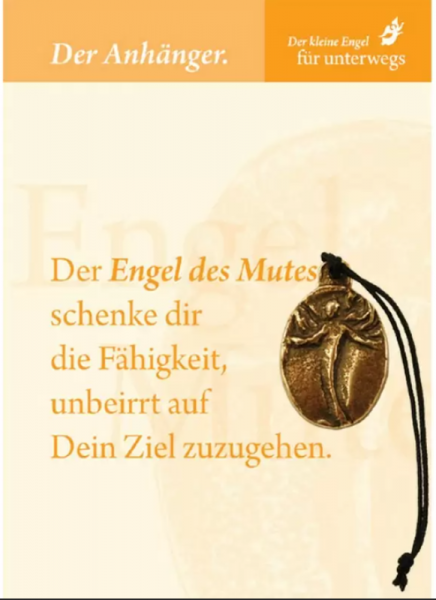 Mini-Plakette 'Engel des Muts'