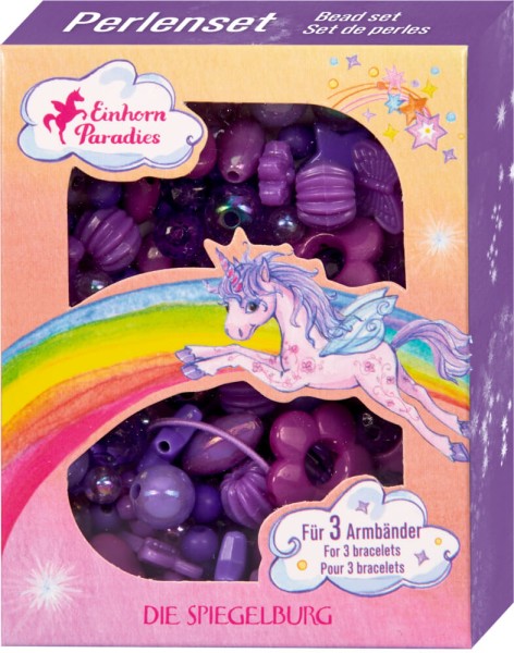 Perlenset Lila - Einhorn-Paradies