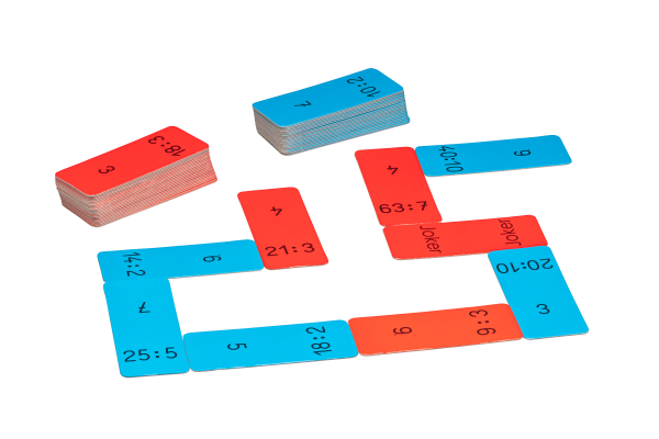 Domino Division im 100er Zahlenraum