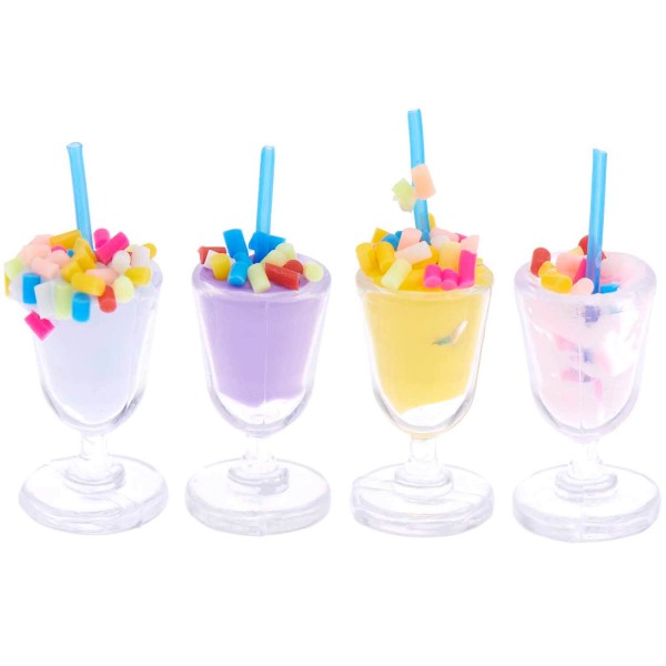 Miniatur Milchshakes 4 Stück