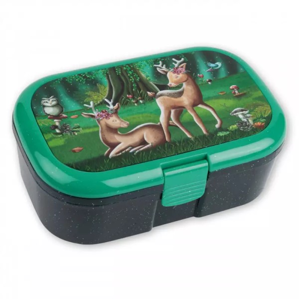 Glitzer Lunchbox, Waldtiere